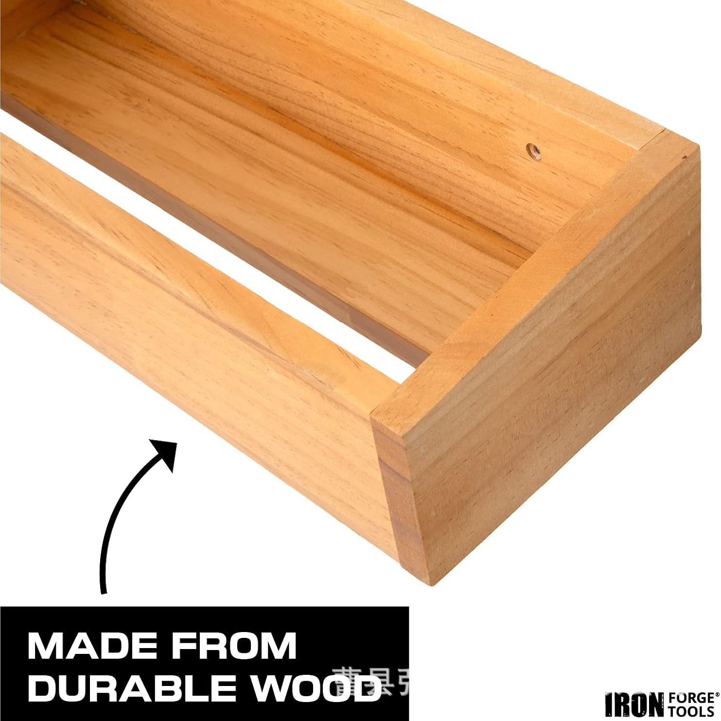 Estante de almacenamiento de destornillador de madera Soporte de martillo y alicates Soporte de almacenamiento y almacenamiento de herramientas de taller de pared