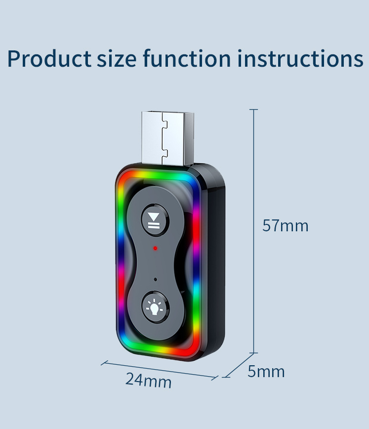 Q1 Bluetooth Fm Transmitter Receiver 4S Store Supplies Wholesale Car Show Promotional Items Wish Independent Station Cross-Border Supply