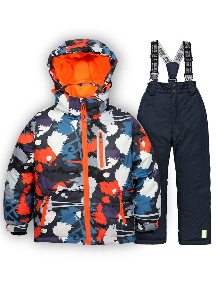 한국 어린이 스키 의류 정장 소녀 야외 두꺼운 방수 및 방풍 소년  스키 의류 및 바지 장비
