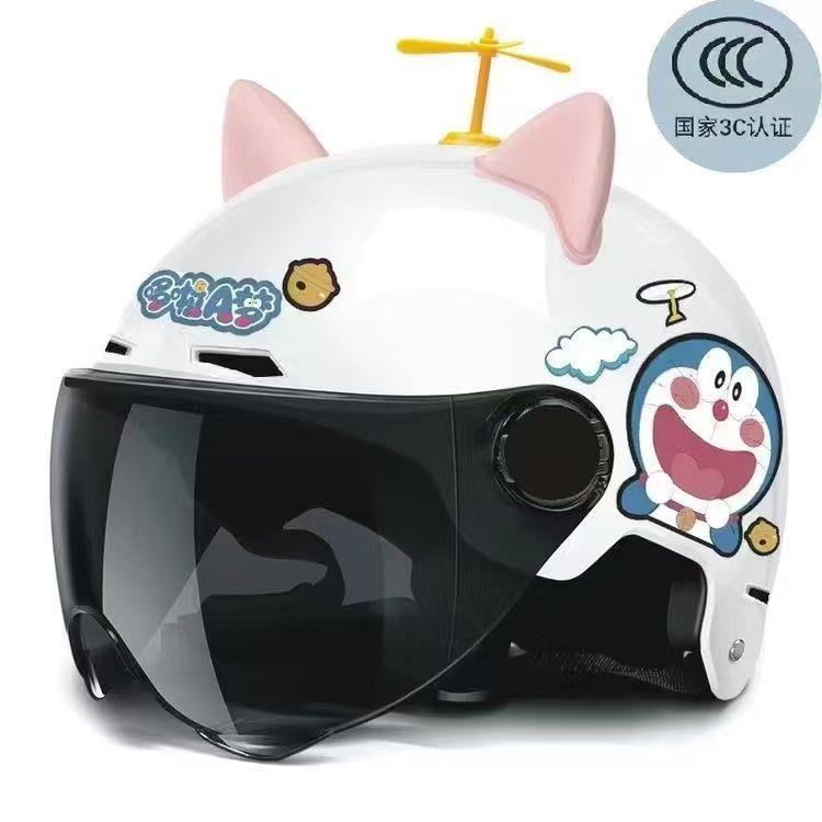 Helmet certified for motorcycles and electric scooters, suitable for all seasons, unisex, adjustable safety helmet