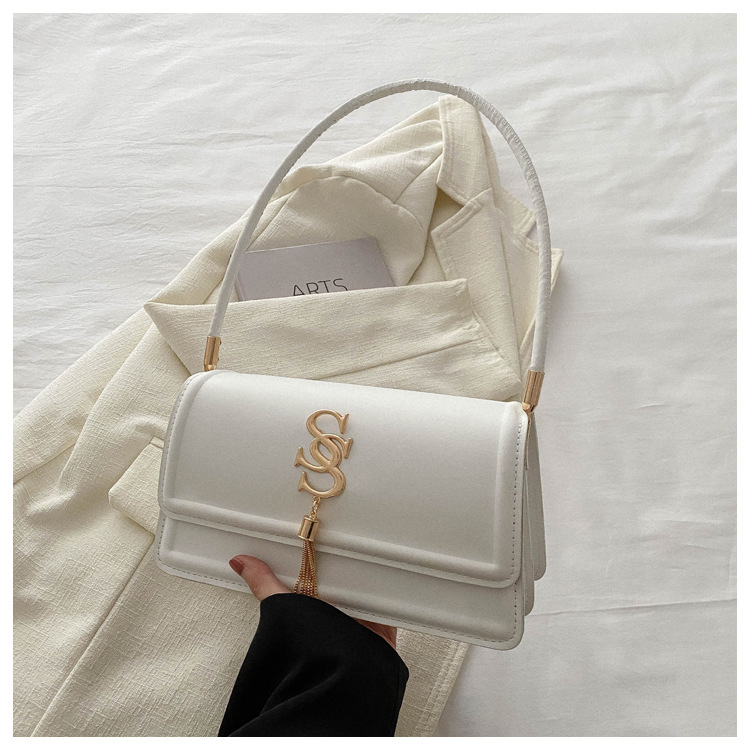 Personalized and Minimalist High-quality and Versatile Korean Version Bag for Women's Bag 2024 Spring New Car Sewn Single Shoulder Underarm Handbag_voghion.com