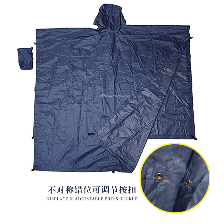 Polyester 3-in-1 Poncho Raincoat Waterproof Hooded Raincoat with Hood for Hunting, Camping, Hiking, Outdoor Raincoat Polyester 3-in-1 Poncho Raincoat Waterproof Hooded Raincoat with Hood for Hunting, Camping, Hiking, Outdoor Raincoat