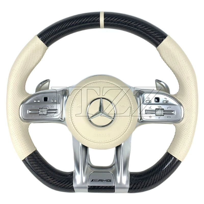 Подходит для Mercedes‑Benz AMG A/C/E/G-класса, C205 W166 W167 W213, старые и новые, карбоновый руль