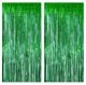 Rain silk curtain 1*2M rain silk color strip metal tin foil tassel curtain birthday wedding bridal shower baby bath