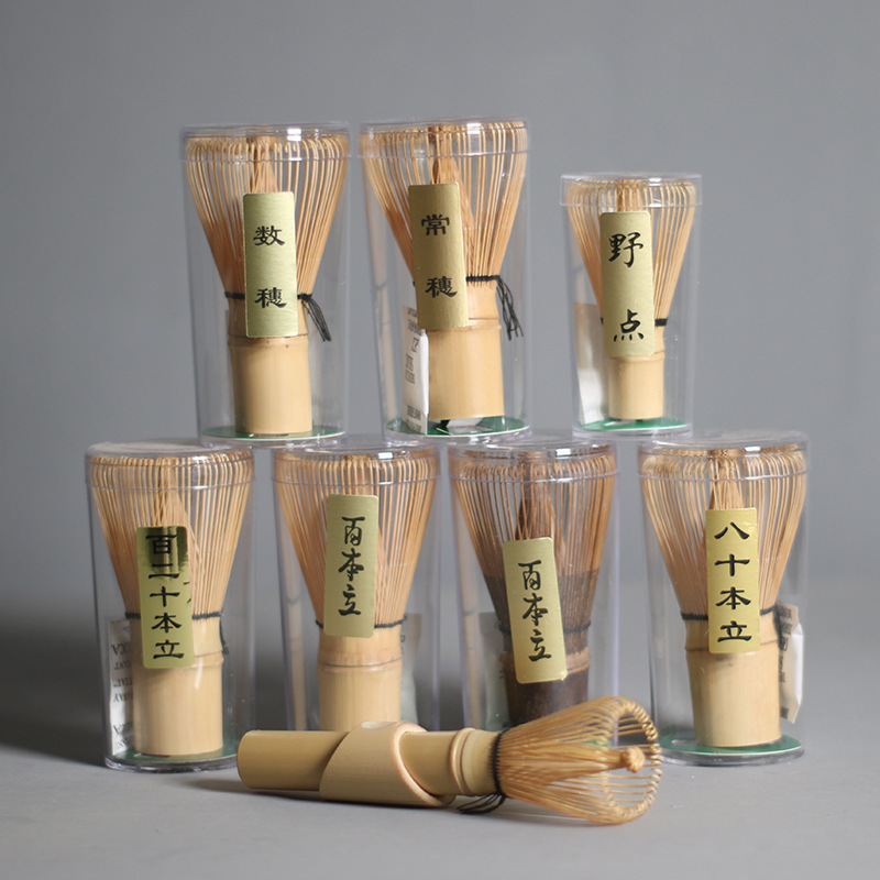 Japanese Tea Whisk, Matcha Brush, Stirring Brush, Bamboo Whisk, Hundreds of Tea Whisk, Tea Whisk, Eighty-Year-Old Tea Whisk, Long-Handled Tea Whisk