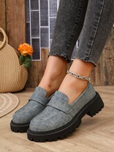 J 48401 Loafer Flats with Thick Sole ����ָ�Ь �羳����