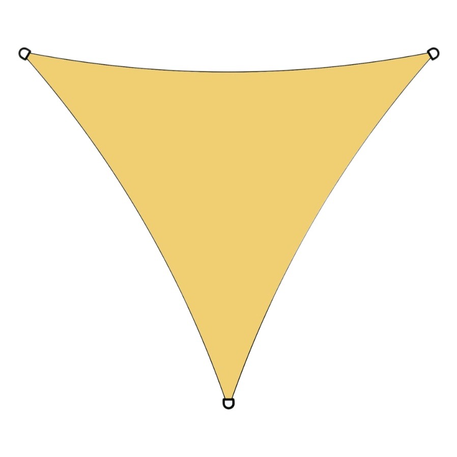 Jardín piscina especial de cuatro esquinas al aire libre sombrilla vela HDPE protección solar triángulo sombrilla vela triángulo vela de cuatro esquinas