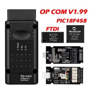OP-COM OPCOM V1.99 PIC18F458 Chip GM/Opel �W���\�ྀ