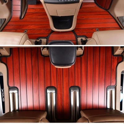 Solid Wood Car Floor Mats Teak Ayaqaltılar (Kovriklər)