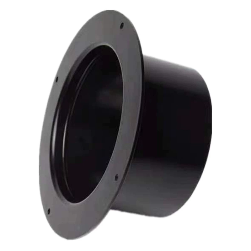 Прямой фланцевый соединитель для воздуховодов из АБС-пластика для прямого подключения к системе приточной вентиляции, пластиковый с двойным фланцем.