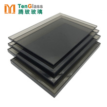钢化玻璃厂家定制 5mm-12mm灰色钢化玻璃 水晶灰 欧洲灰玻璃钢化
