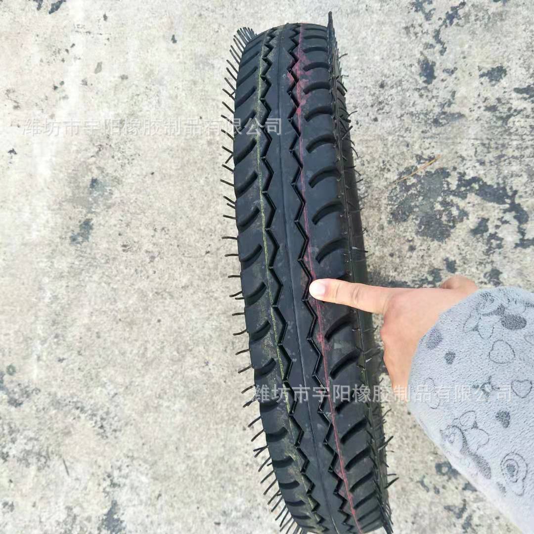 水曲花纹轮胎5.00-14   三轮车用轮胎