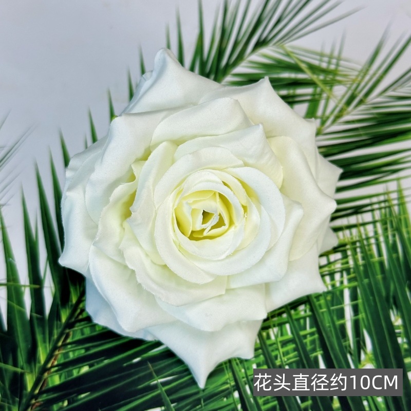 Franela artificial flor Rosa cabeza ramillete rojo boda flor pared tiro apoyos flor artificial arco flor artificial al por mayor