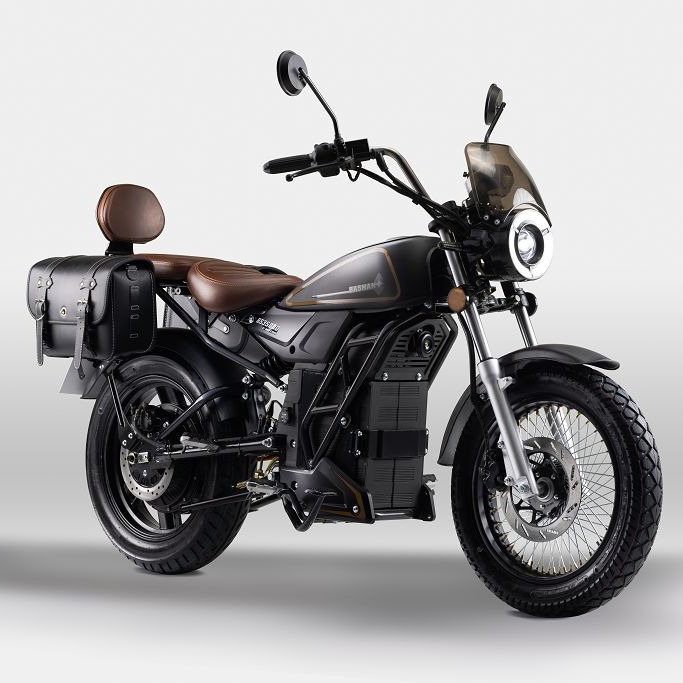 航天品質複古風高性能新能源锂電池成人公路純電動摩托車 3.5kW