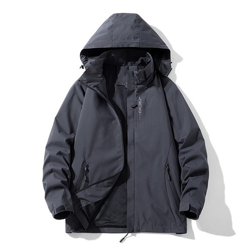 Men's Spring and Autumn 2024 New Fashion American Functional Jacket Outdoor Hiking Suit Three-in-One Down Jacket Coat 