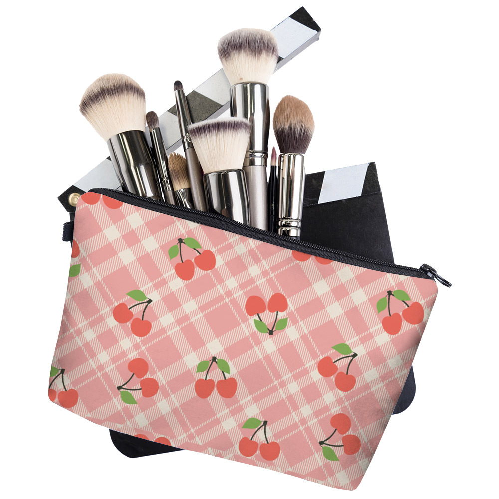 Square Shape Vintage Style Classic Style Color Block Polyester Square Makeup Bags