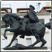 大型阿波罗战车雕塑 立式铜马雕塑 广场飞奔的骏马铜雕