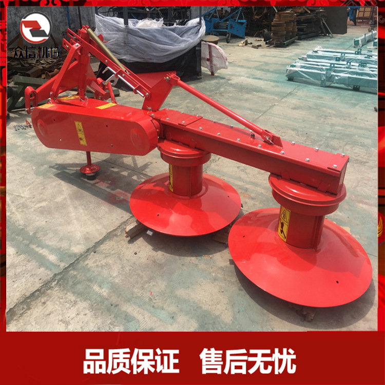 后置双刀圆盘割草机 苜蓿收割机 四轮拖拉机带 牧草收割机  三包