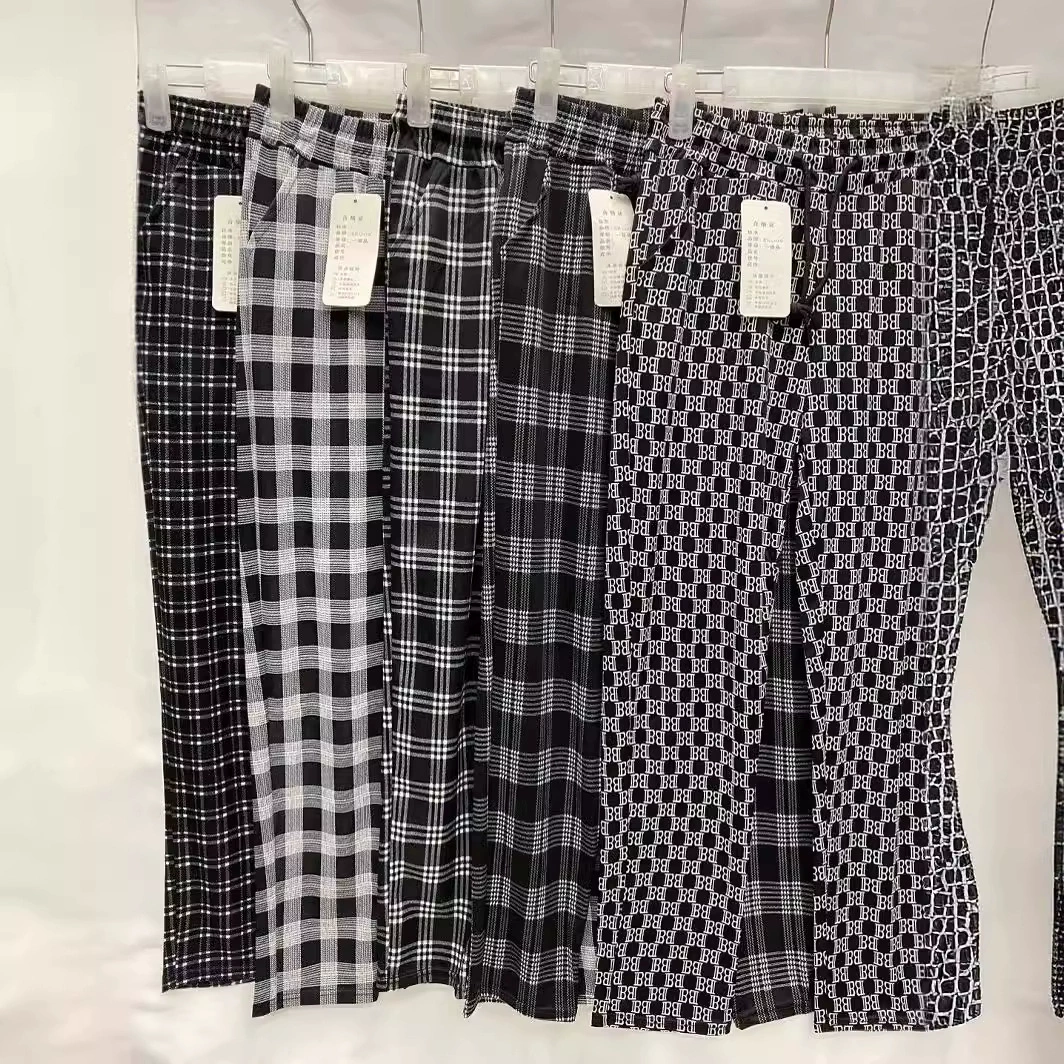 Зимние новинки 2025: Женские леггинсы больших размеров с высокой талией на флисовой подкладке для женщин среднего и старшего возраста, длинные брюки для мам