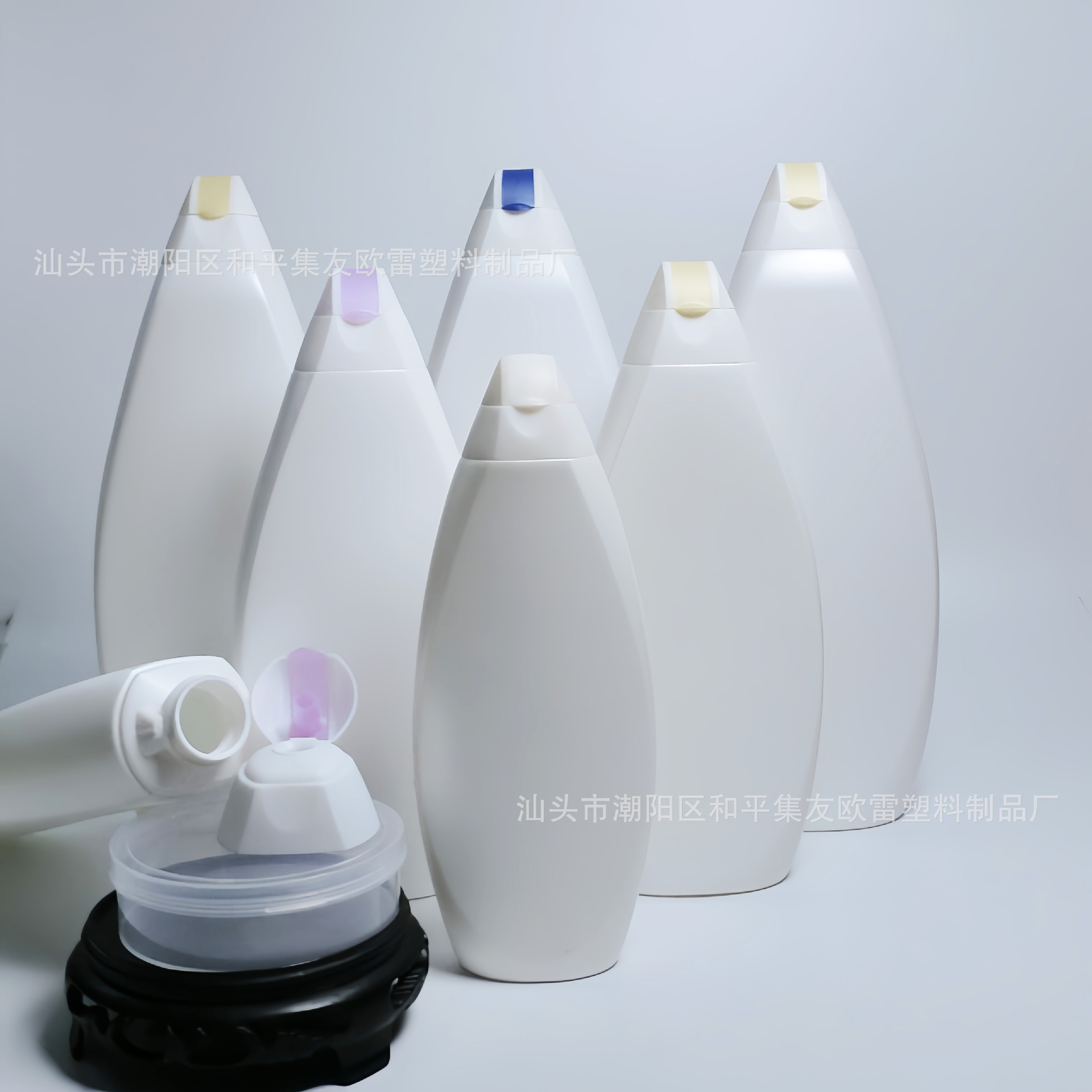 750ml多瓶洗发水瓶洗发膏瓶日化用品包装瓶PE洗涤用品瓶护发素瓶