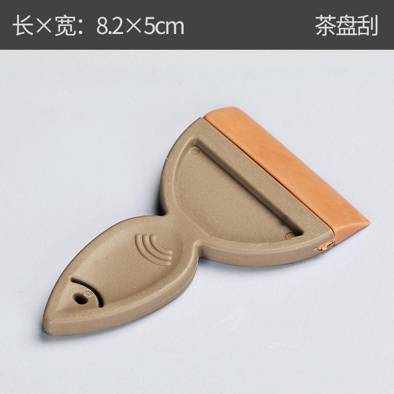 Placa de té cepillo de raspador de silicona placa de té plástico raspador accesorios de té cepillo limpio kung fu accesorios de ceremonia del té