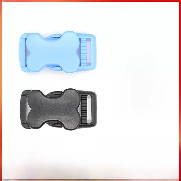 Manufacturer in stock pet buckle pet dog bone buckle traction rope collar vest plastic adjustable buckle