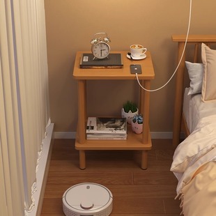 Living Room Small Table Sofa Small Coffee Table Household Simple Sofa Side Table Bedroom Bedside Table Storage Rack Rental House