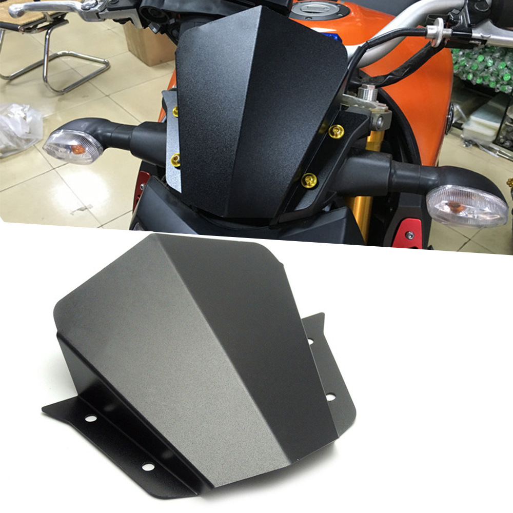 Suitable for Yamaha Mt09 2014-2017 Motorcycle Modified Aluminum Alloy Front Windshield Front Windshield