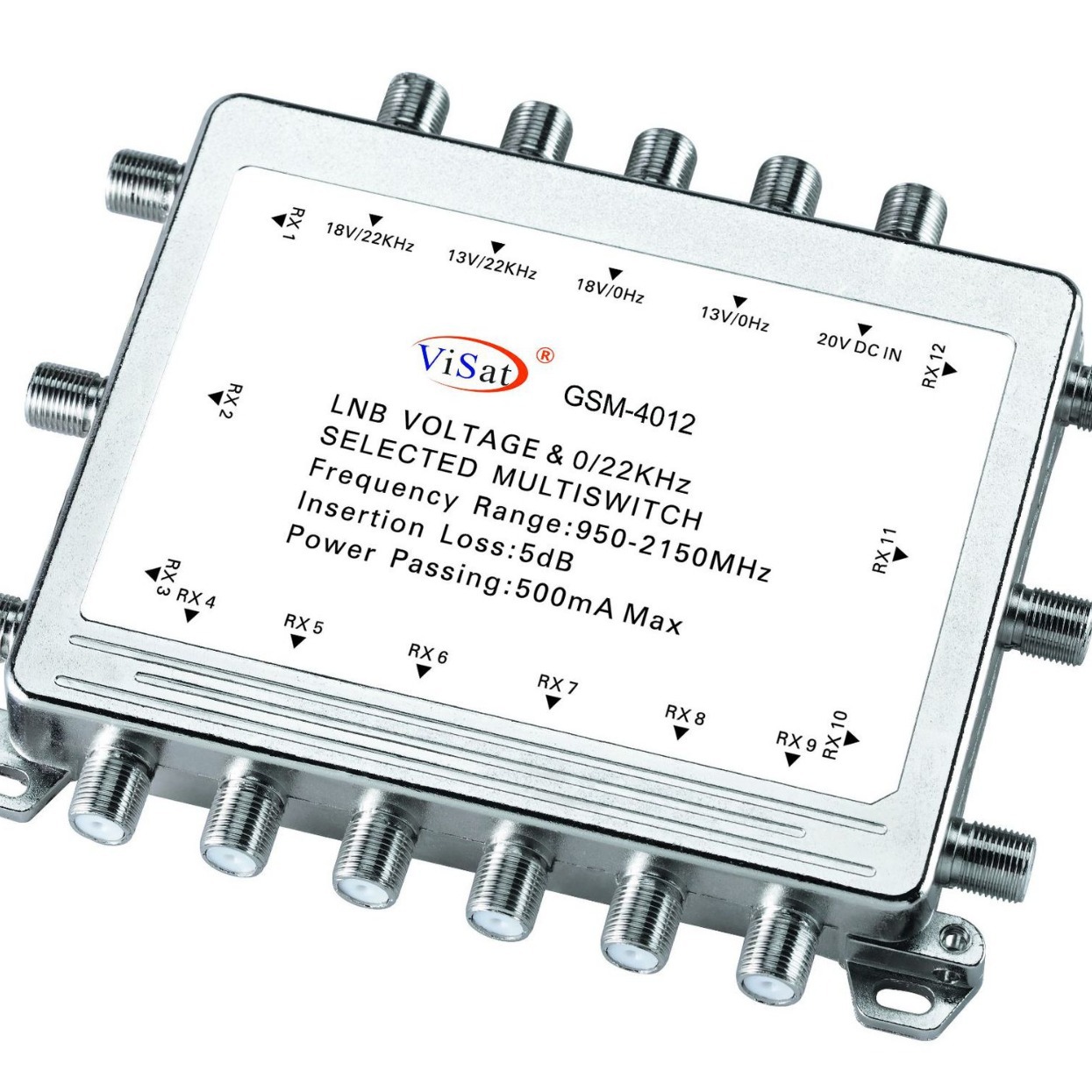 멀티 스위치 스위치 950-2150MHZ 위성 신호 4 인 12 아웃