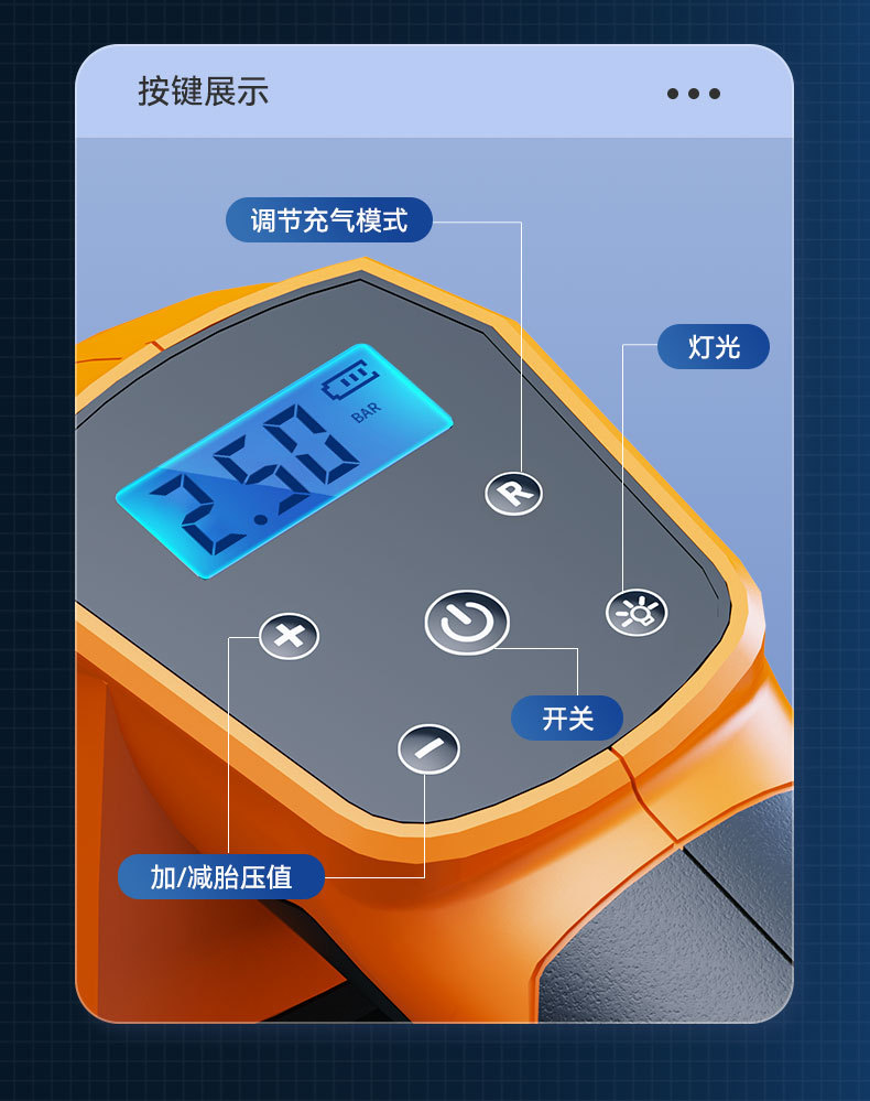 Car inflator portable car electric inflator car tire automatic inflator car high pressure inflator