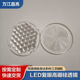 LED 舞台灯复眼复合镜片模组透镜设计生产高硼硅高清双面镀膜透镜