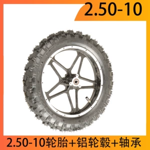 Small Off-Road Electric Motorcycle Parts 47 49 110Cc Small Apolloria 2.5-10inch Front and Rear Tires