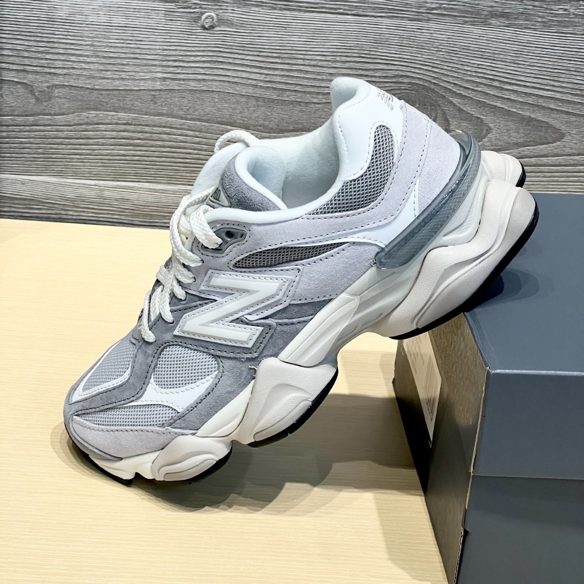 莆田純正NB9060小象蹄ユニセックスレトロカップルスポーツカジュアル高品質ランニングシューズ