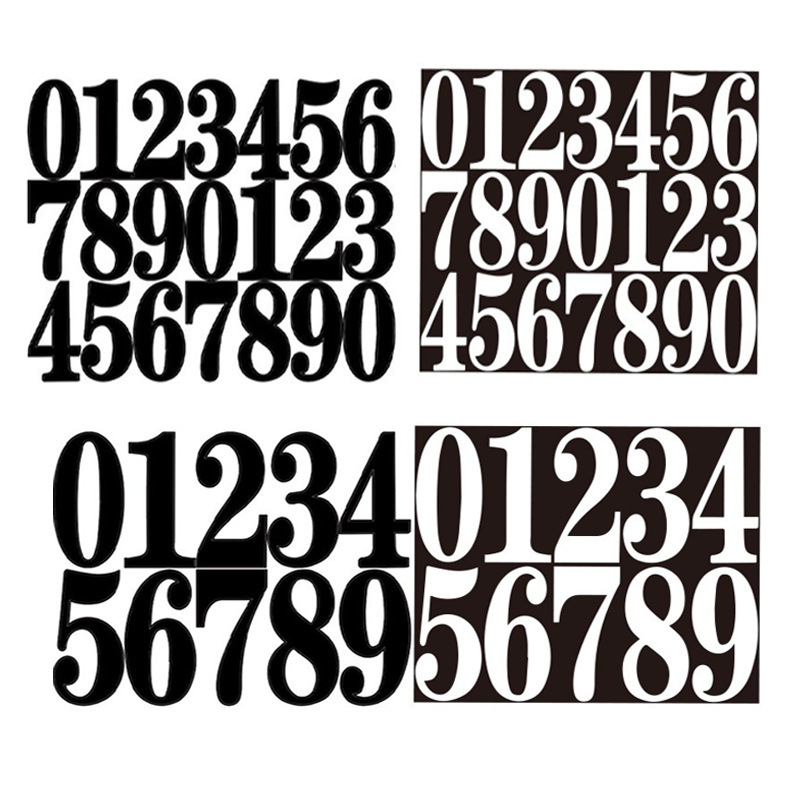 in stock wholesale vinyl PVC email address number doorplate waterproof oil proof digital sticker sticker in stock wholesale vinyl PVC email address number doorplate waterproof oil proof digital sticker sticker