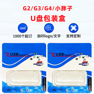 Dt101 G2 Rotating USB Flash Drive Packaging USB Flash Drive Blister Pack Open Lid Paper Card Color Box U Shield Widened Version Storage Card Box