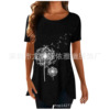T-shirt, Amazon, 2023, European style, with short sleeve, suitable for import