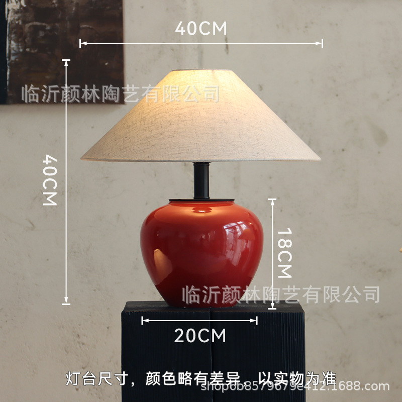 Lámpara de escritorio de arte lámpara de cabecera lámpara de cerámica lámpara de cerámica lámpara de escritorio de estilo medieval lámpara de escritorio blanca decoración lámpara de atmósfera