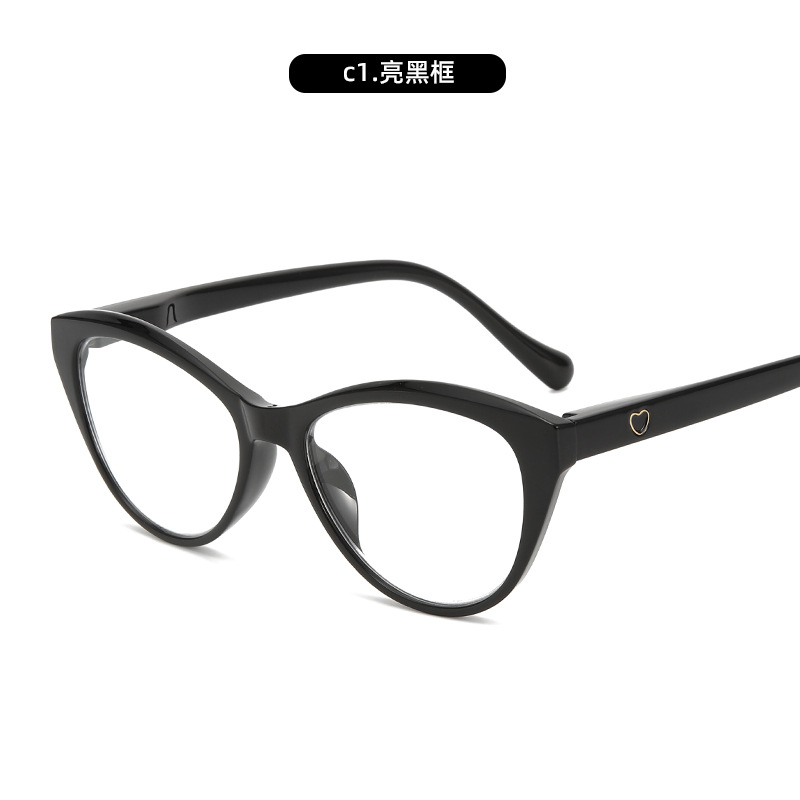 Nuevas gafas de lectura anti-luz azul de moda, marco de ojo de gato para mujer, versión coreana, personalidad cómoda, espejo de mediana edad y ancianos, modelo de celebridad de Internet