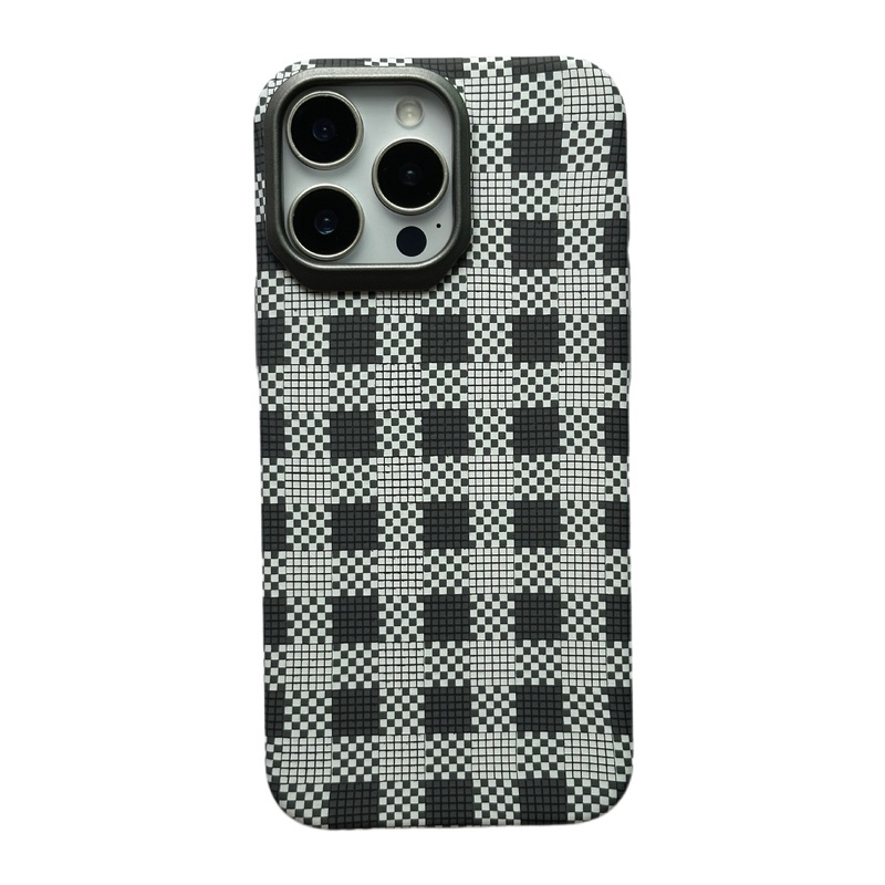 适用iPhone17格栅凯夫拉肤感磨砂手机壳苹果16超薄PC防摔保护套15|undefined