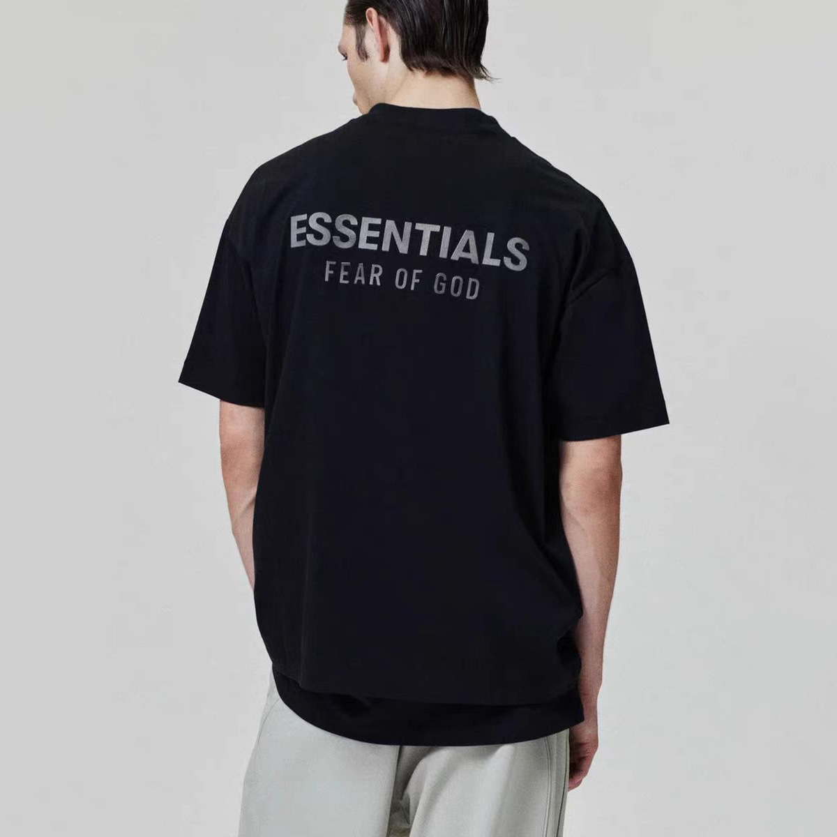 ESSENTIALS, nueva marca de moda americana, camiseta informal holgada de manga corta para verano, ropa versátil para hombre