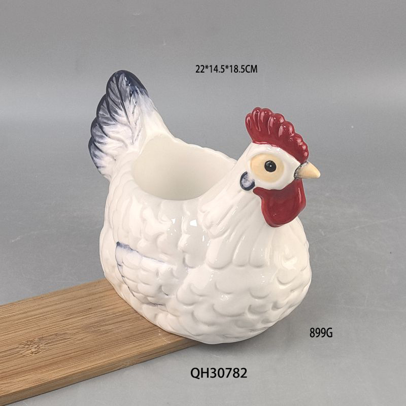 Adornos transfronterizos de frascos de cera de gallina de Pascua, adornos de jardín para el hogar, adornos creativos y característicos, adornos artísticos de gallina