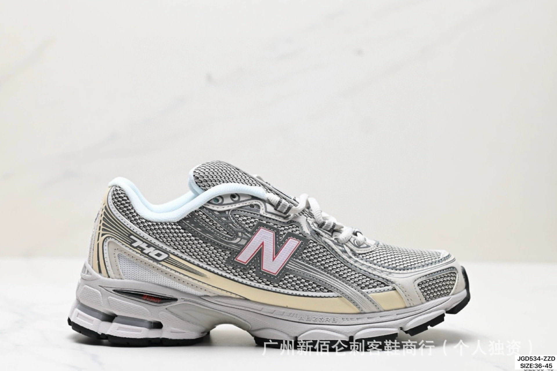 Кроссовки New Balance NB740, сетчатая поверхность, унисекс для бега и повседневной носки