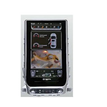 14寸竖屏18款酷路泽车载智能声控导航DVD导航GPS后视记录仪