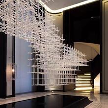 古镇工厂中山工厂直销金属焊接模型中国风茶室展厅吊灯定制售楼部