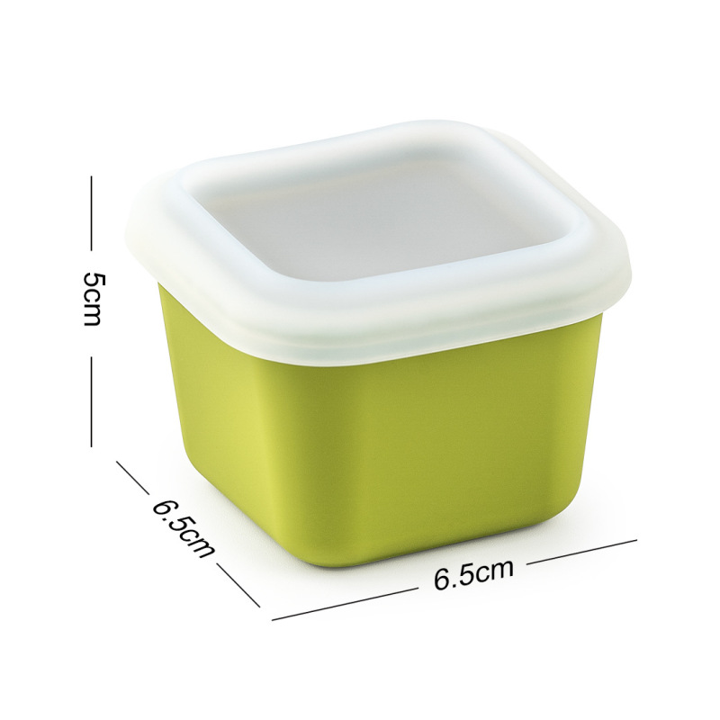 80ml/180ml パッションフルーツ包装箱 シリコン保存箱 離乳食サプリメント箱 ワンバイトアイスキューブ シングルアイスキューブ|undefined