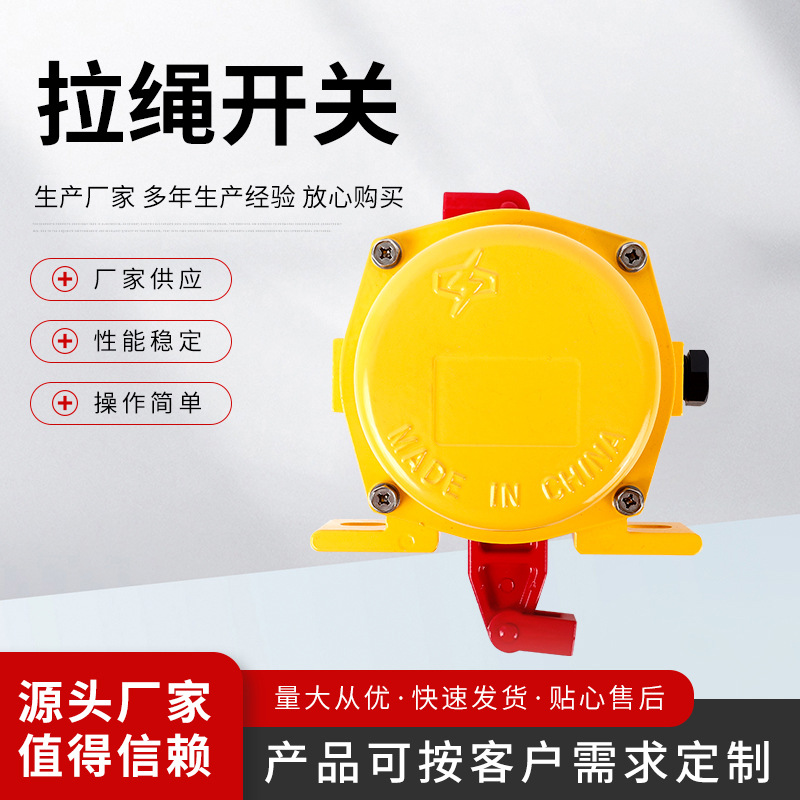厂家批发 拉绳开关 ZGLS-Z自动双向拉绳开关输送带控制装置