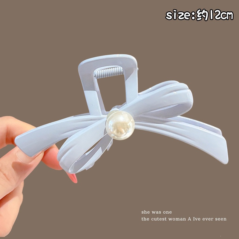 2026 nuevo clip de cabello ondulado clip de cabello de tiburón grande clip de cabello de mujer detrás de la cabeza de alta sensación clip de cabello accesorios para el cabello