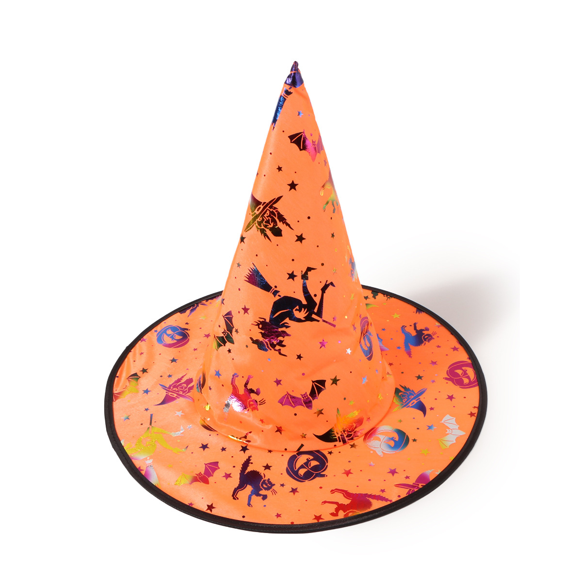 Cross-border Hot Sale Colorful Gold Halloween Hat Adult All-match Trend Party Hat Personality Fashion Wholesale Holiday Hat display picture 6