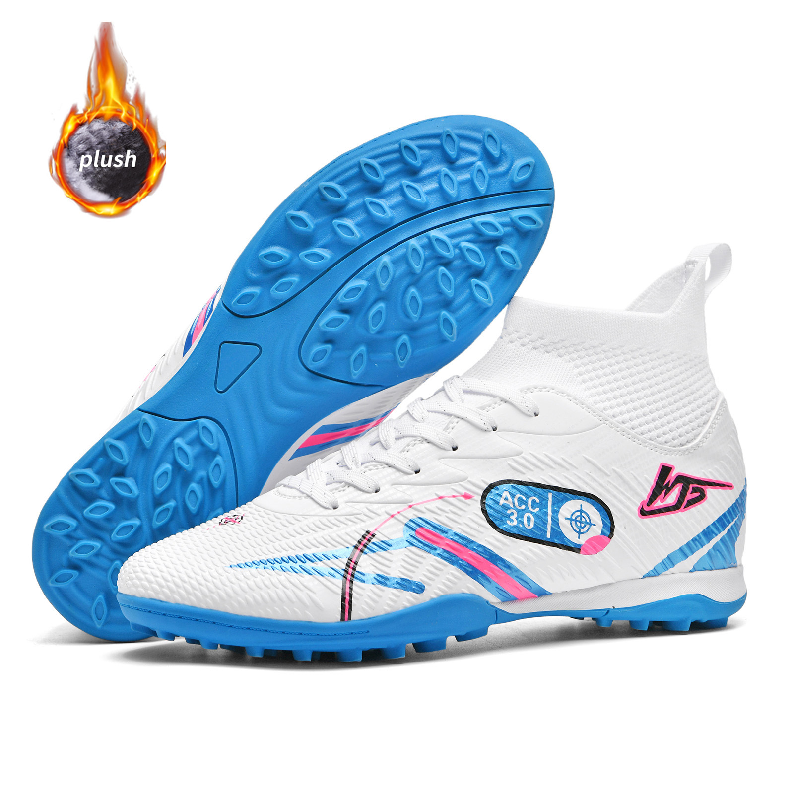 Nuevos zapatos de fútbol para estudiantes de hombres y mujeres, clavos para adultos, clavos de algodón, calentamiento, zapatos de entrenamiento de fútbol