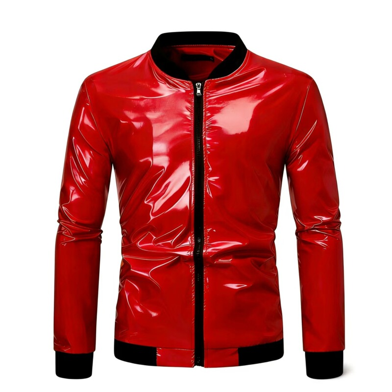 Spring New Fashion Simple Stand-Collar Jacket Amazon Best-Selling Men's Gold-Stamped Jacket Wholesale Dropshipping Spring New Fashion Simple Stand-Collar Jacket Amazon Best-Selling Men's Gold-Stamped Jacket Wholesale Dropshipping